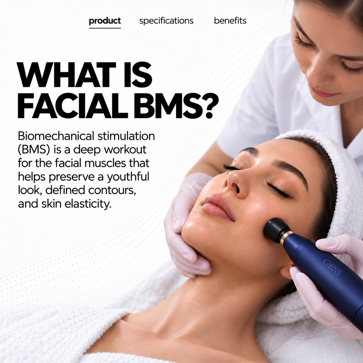 FIR BODY-SHAPING SYSTEM エステ ゲルマニウム G086 BMS FaceActive Muscle Stimulator | Nazarov Tech | Gess – Gessmarket