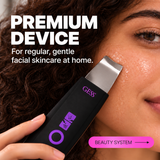 GESS YOU ultrasonic facial cleansing device 3 in 1 — ultrasonic peeling, phonophoresis, face scrubber, pore cleansing from blackheads, care for problem skin and skin with acne