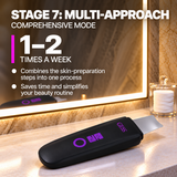 GESS YOU ultrasonic facial cleansing device 3 in 1 — ultrasonic peeling, phonophoresis, face scrubber, pore cleansing from blackheads, care for problem skin and skin with acne