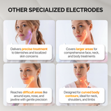 Comb-shaped Hair Electrode for High Frequency Massager