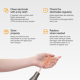 Comb-shaped Hair Electrode for High Frequency Massager