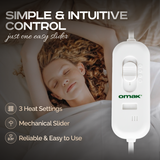 OMAK Single Size Elektriline alustekk 145x90 cm