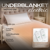 OMAK Dual Elektriline alustekk kahe juhtnupuga 140x170 cm