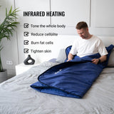 2 Zone Infrared Sauna Blanket for Weight Loss and Detox, 220x180 cm, Infrasauna, EcoSapiens