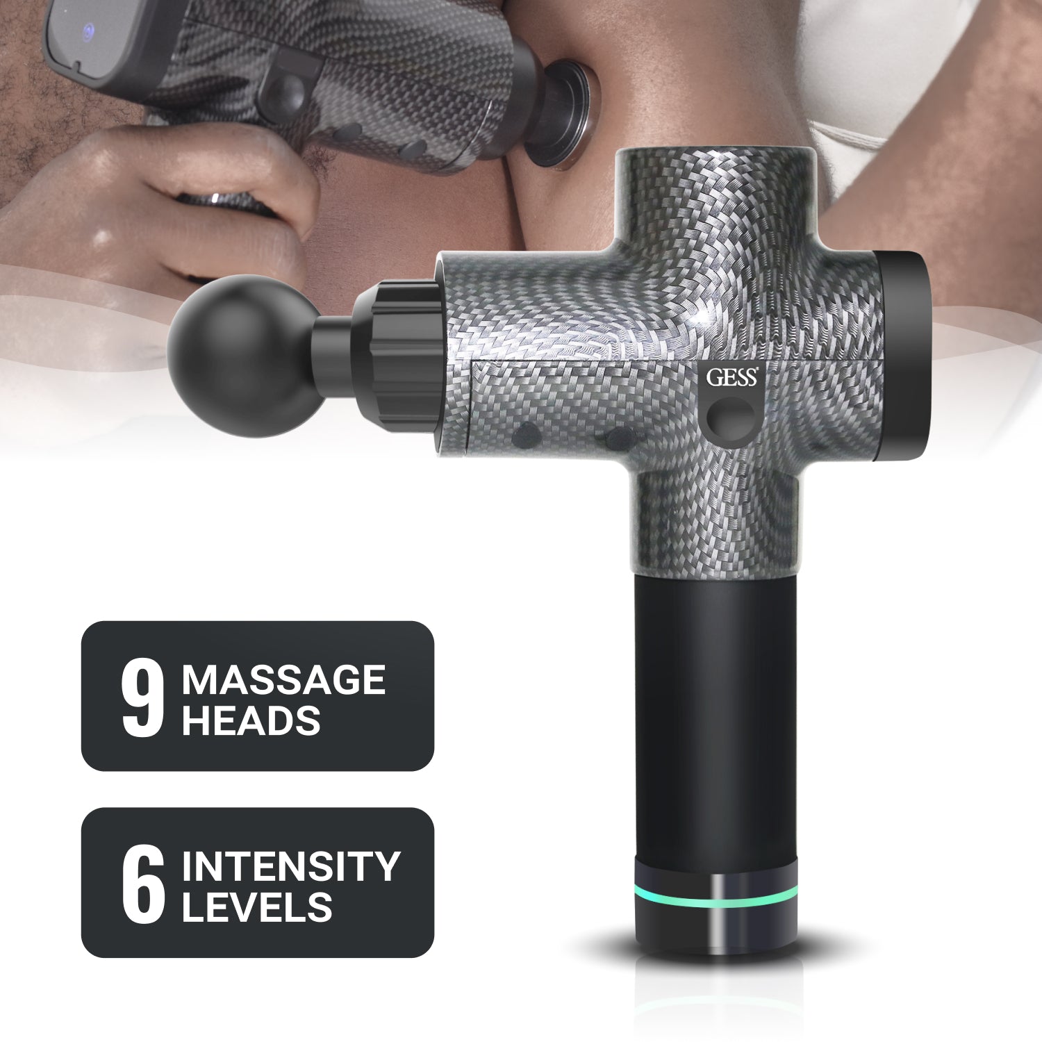 GESS Revolver Muscle Massage Gun Deep Tissue Percussion for Athletes –  Gessmarket
